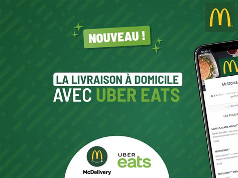 uber eats mcdonald's|mcdo livraison domicile.